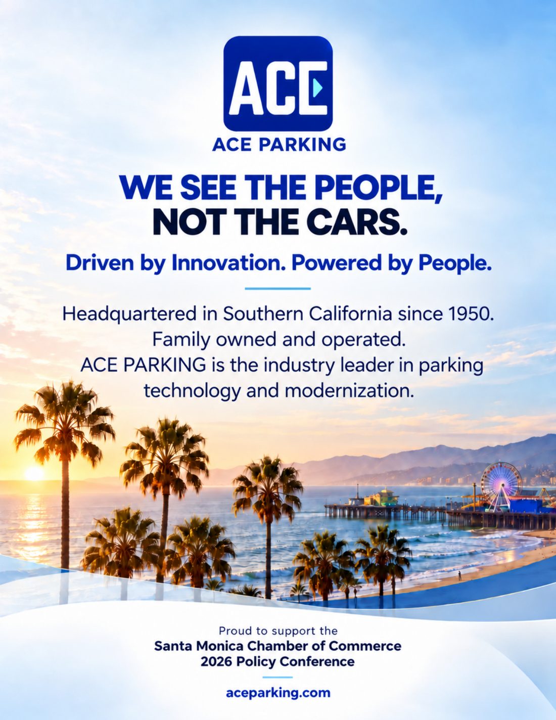 ACE Parking advertisement