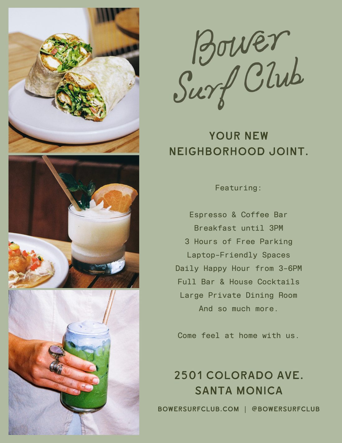 Bower Surf Club advertisement