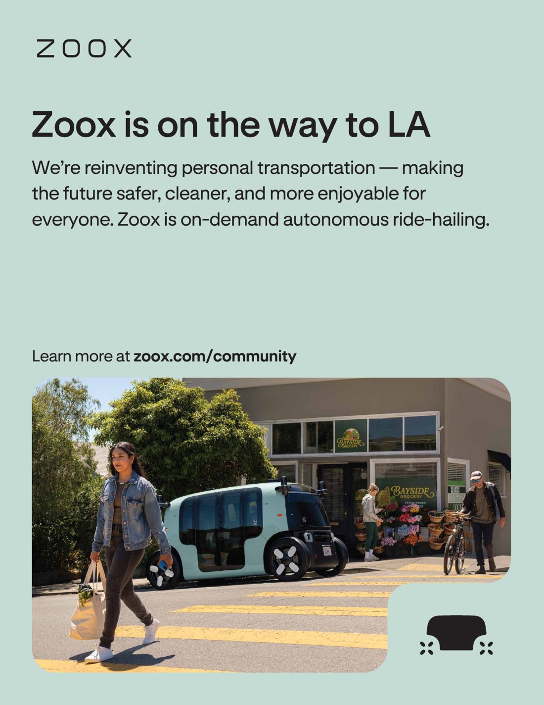 Zoox advertisement